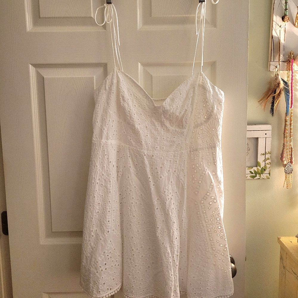 White Eyelet Sundress